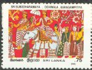 Vesak. Temple Paintings from Karagampitiya Subodarama - Ceylon & Sri Lanka - Mint Stamps
