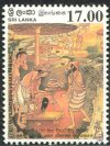 Vesak Festival. Wall Paintings from Kelaniya Temple - Ceylon & Sri Lanka - Mint Stamps