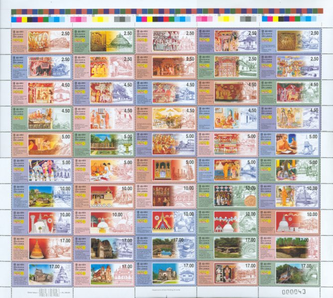 2550 Years of Buddhist Era - 2006 - Sri Lanka Mint Stamps