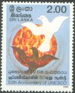 50th Anniv of U.N.E.S.C.O. - Sri Lanka Mint Stamps