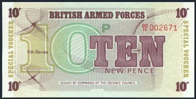 British Armed Forces - 10 new Pence - 6th Series