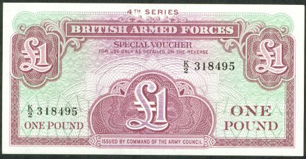 British Armed Forces - 1 Pound - 4th Series