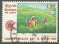 Commonwealth Day - Tea plucking - Sri Lanka Used Stamps
