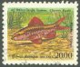 Endemic Fishes - Cherry Barb - Sri Lanka Used Stamps
