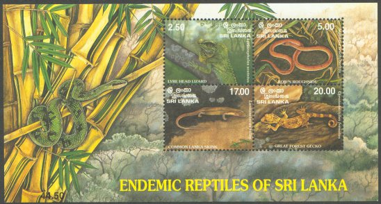 Endemic Reptiles of Sri Lanka