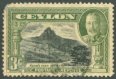 KG V Definitives - Ceylon Used Stamps