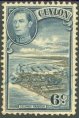 KG VI Definitives - Ceylon Used Stamps