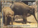 Orphaned Giants on Earth (Elephant Orphanage Pinnawala) - Sri Lanka Mint Stamps