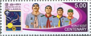 World Scout Centenary - Sri Lanka Mint Stamps